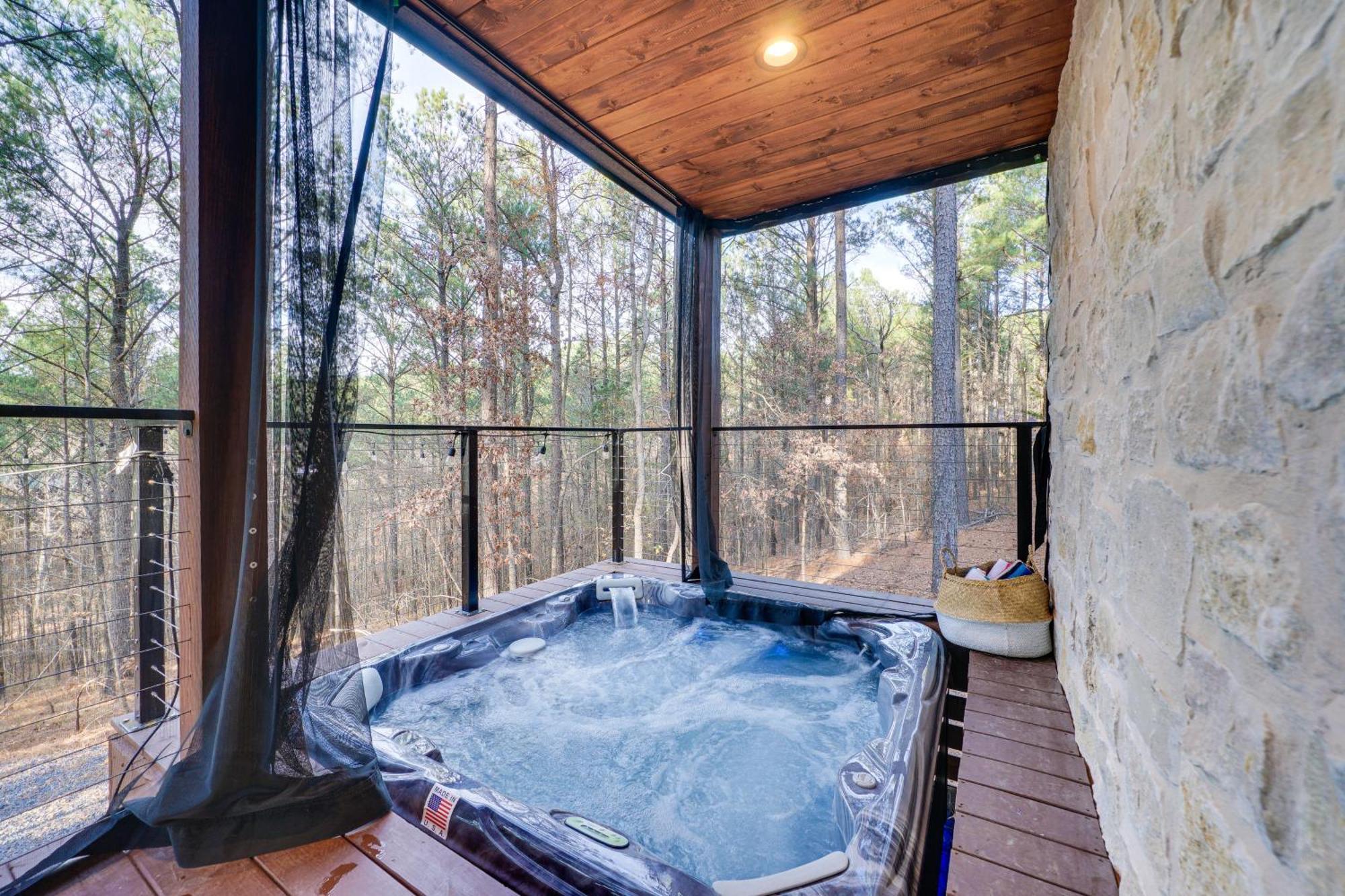 Luxury Broken Bow Cabin With Hot Tub On 3 Acres! Vila Exterior foto