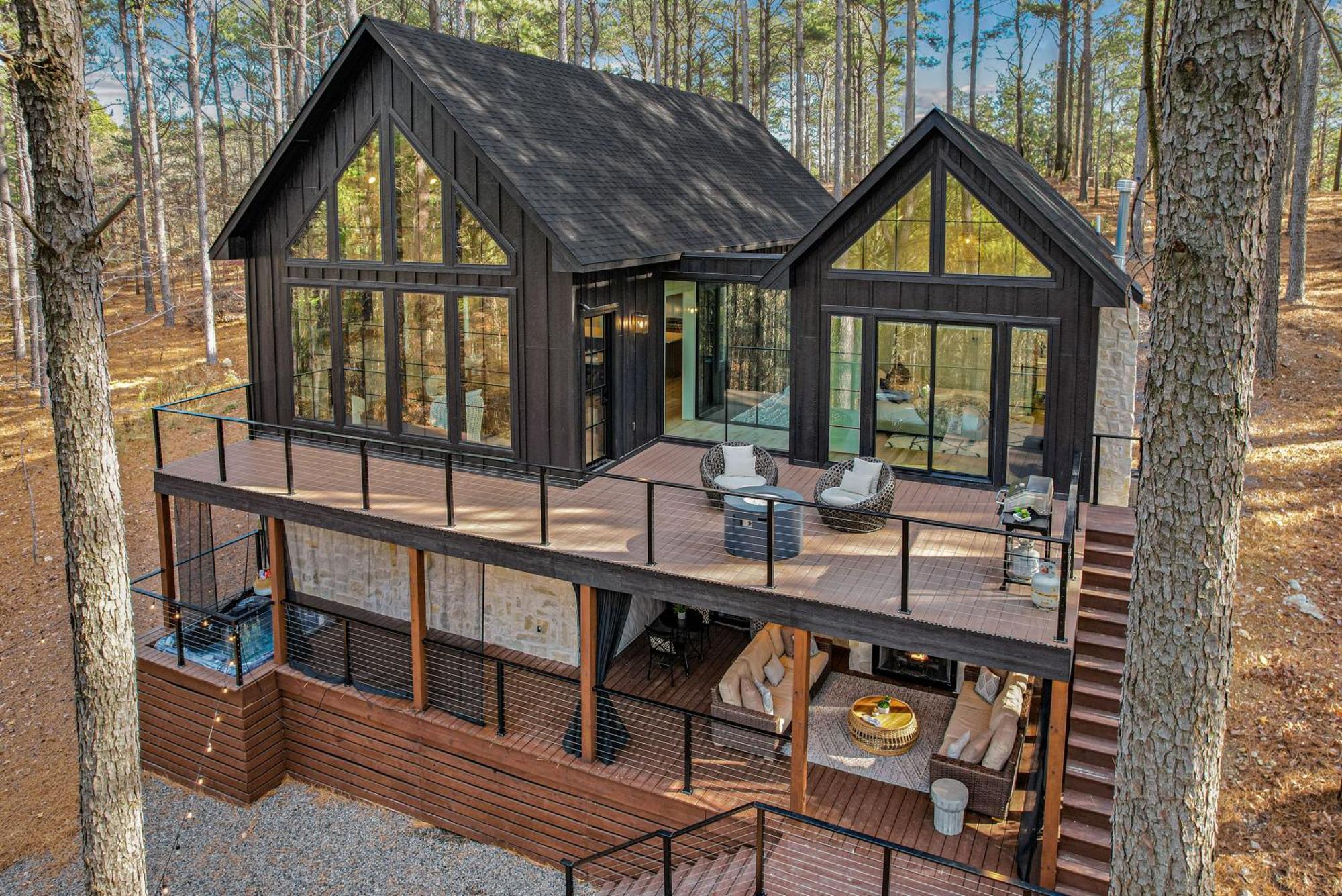 Luxury Broken Bow Cabin With Hot Tub On 3 Acres! Vila Exterior foto